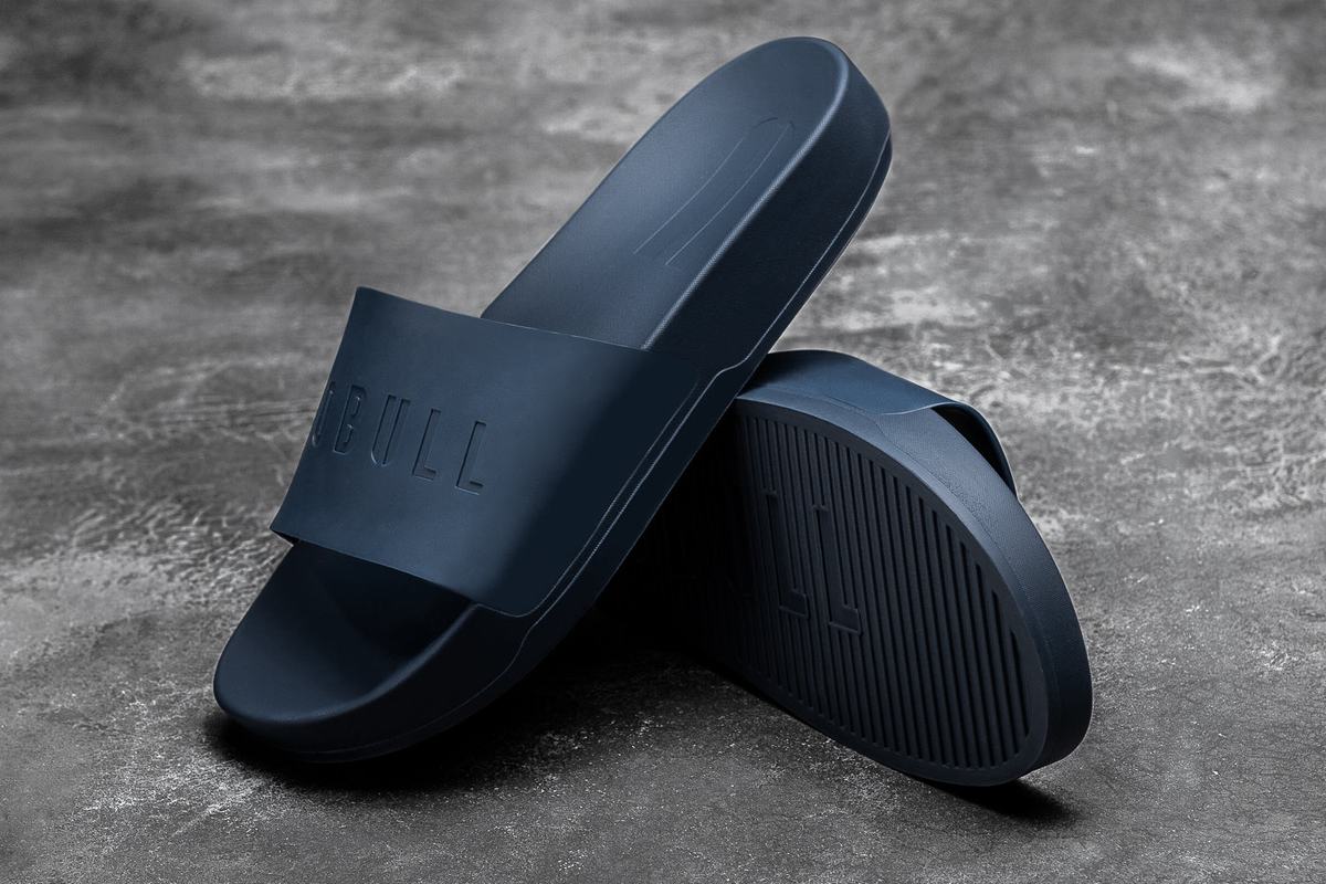 Nobull Women's Slides Navy | Australia (RV8236)